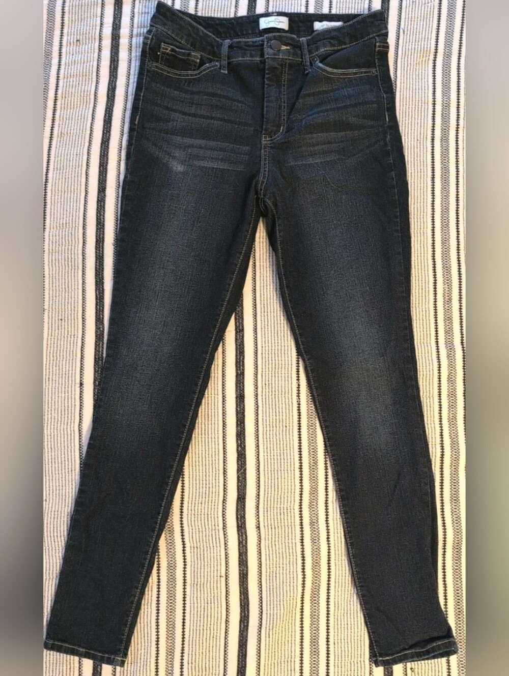Jessica Simpson Dark Wash High Rise Skinny Jeans